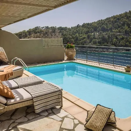 Seafront Kefalonia Kazaana 3 Bedrooms Spectacular Sea Views Willa *