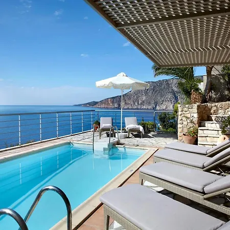 别墅 Seafront Kefalonia Kazaana 3 Bedrooms Spectacular Sea Views